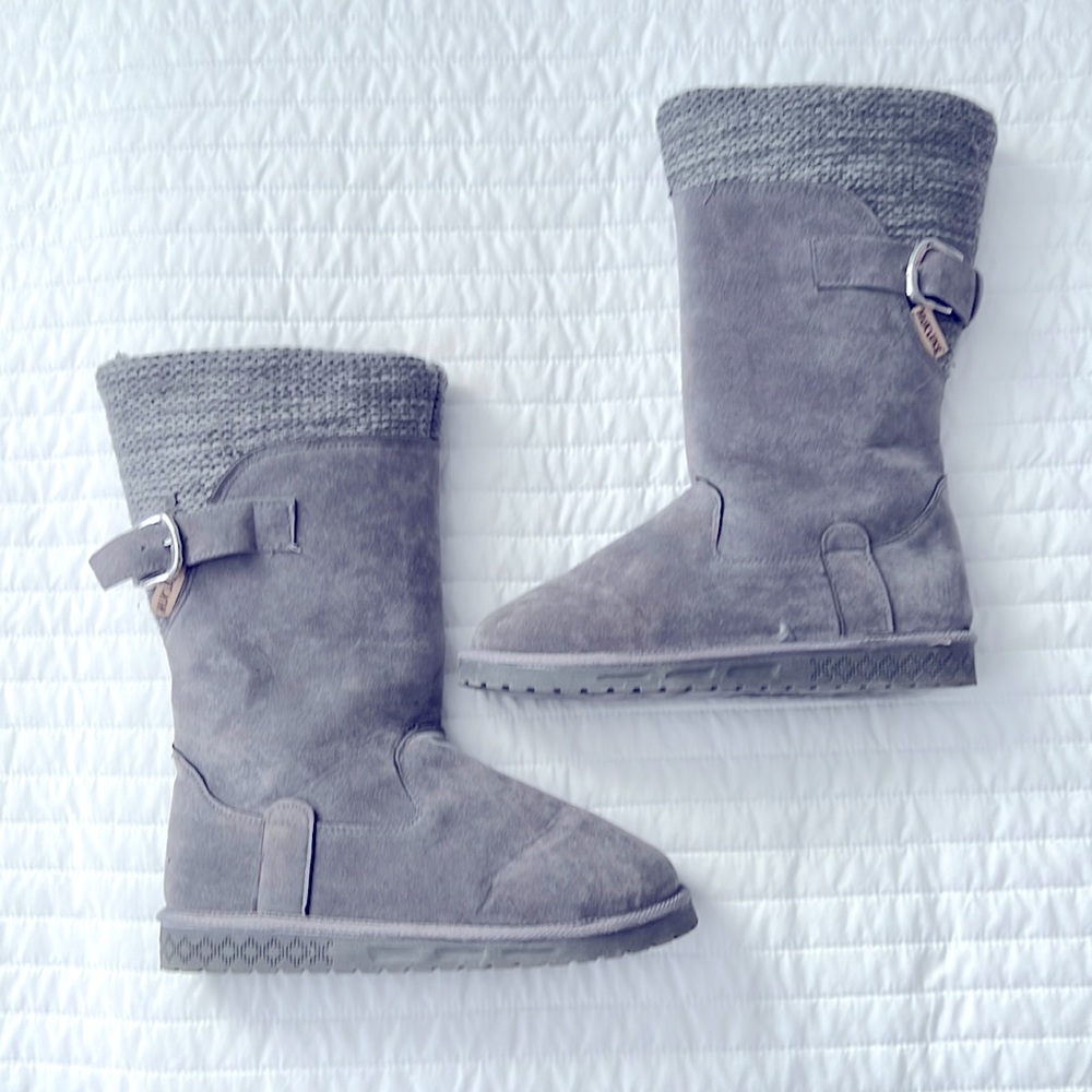 Muk Luks Westie Faux Fur Lined Buckle Boots